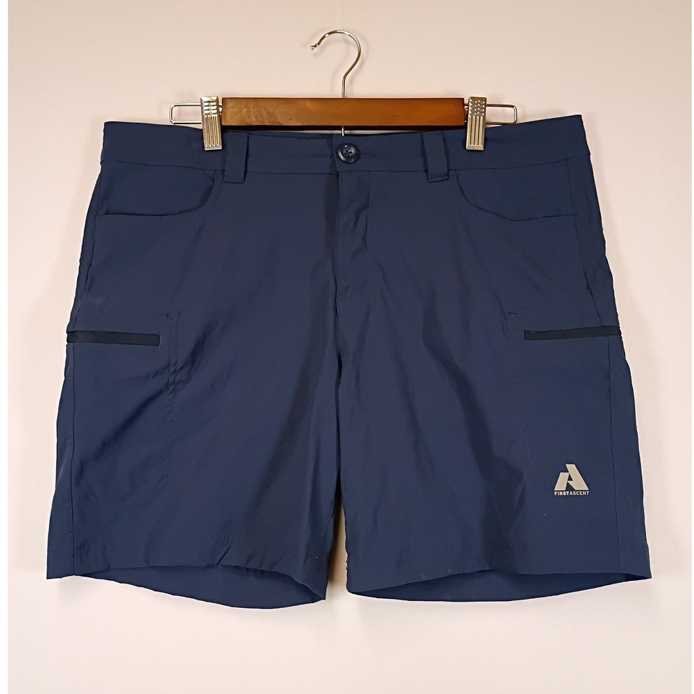 Gorpcore Eddie Bauer First Ascent Womens 12 Navy Blue Hiking Performance Shorts